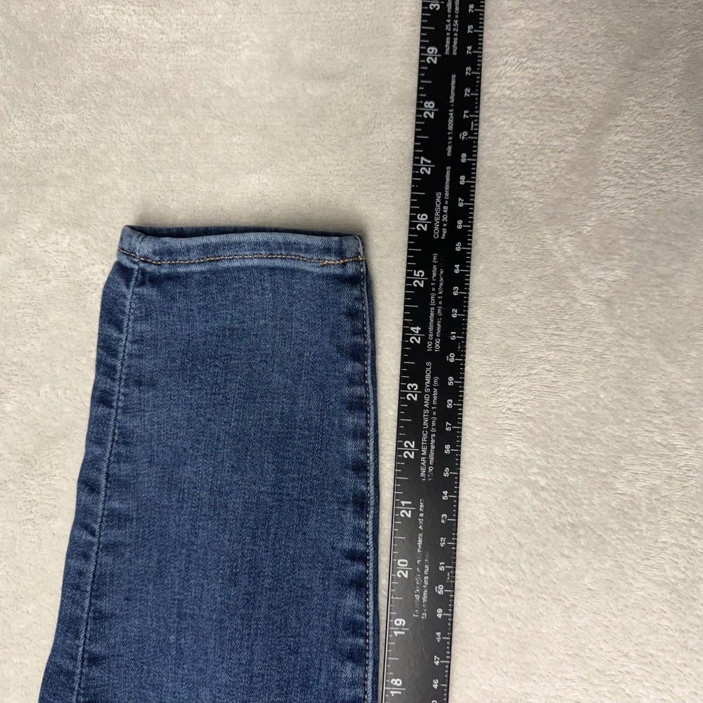 American Eagle Next Level Stretch Skinny Jeans Dark Wash Size 0 Regular Blue - Picture 5 of 13